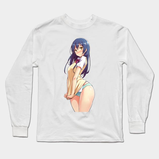 Umi Sonoda BUTT Long Sleeve T-Shirt by MemeShark